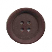 Bouton  en polyester bordeaux mat en 12,15,20,25 mm