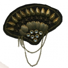 Epaulette avec chaine vieil or