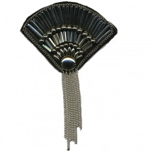 Epaulette avec chaine argent