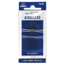 10 sachets aiguilles  main