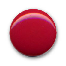 Bouton lgrement bomb en polyester  fuchsia en 14,18,22 mm