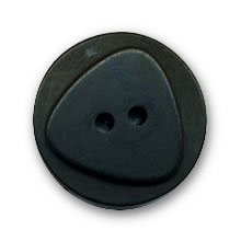 Bouton polyester noir en 15,18,23 mm