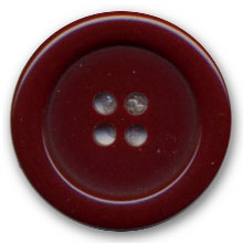 Bouton polyester bordeaux pour veste manteau en 15,20,23,28 mm