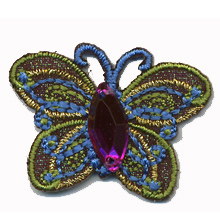 PAPILLON avec strass (12)